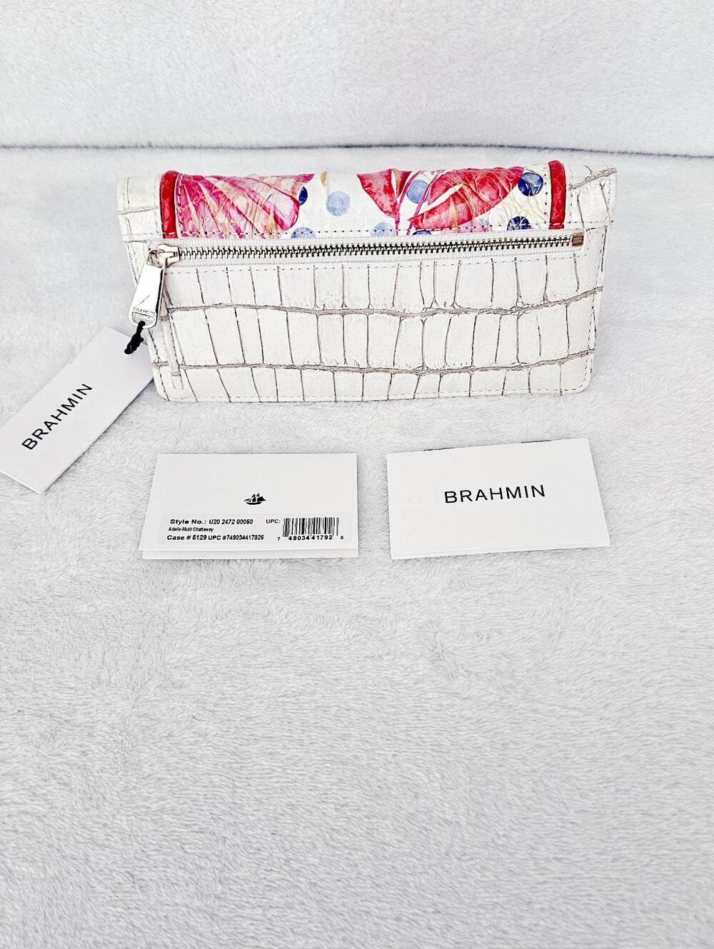 NEW Brahmin MULTI CHATTAWAY Jeanne w/Adelle Wallet - Picture 12 of 15